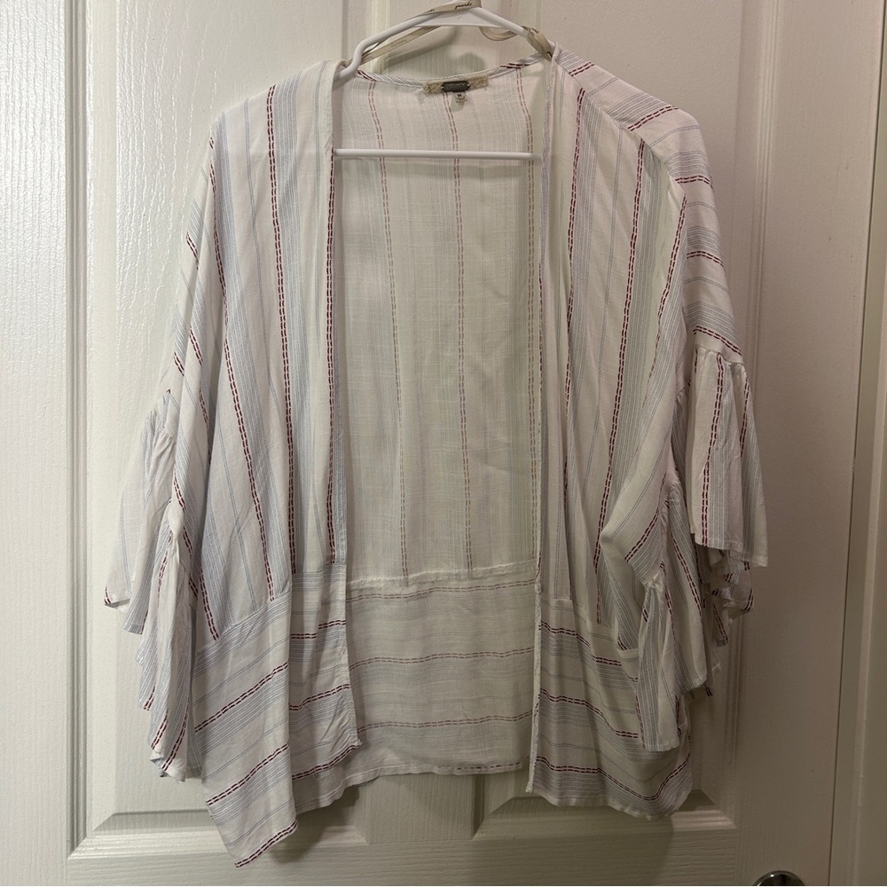 BUCKLE tiered cardigan